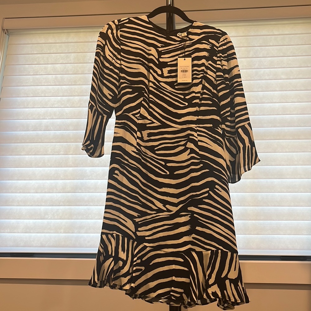 NWT Whistles zebra print dress